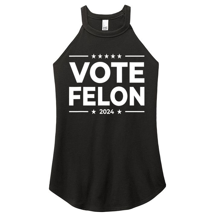 Vote Felon Trump 2024 Usa United States Stars Women's Perfect Tri Rocker Tank