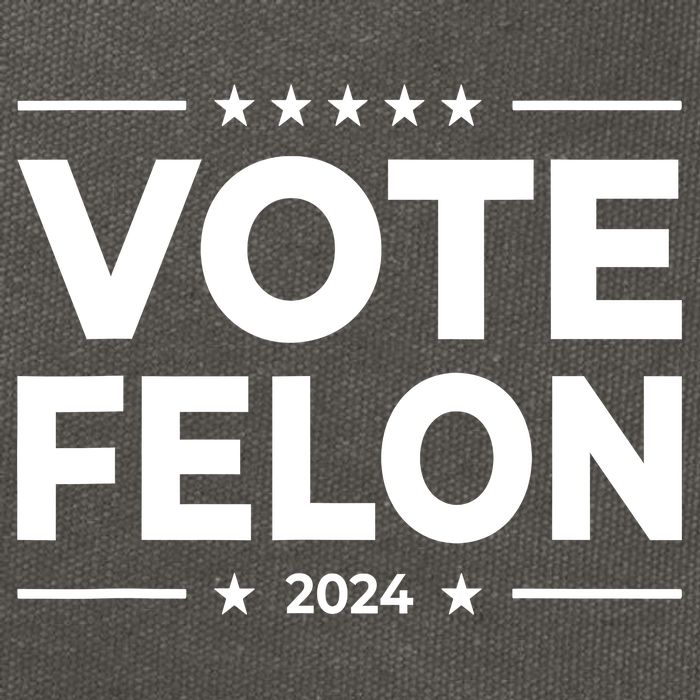 Vote Felon Trump 2024 Usa United States Stars Cotton Canvas Backpack