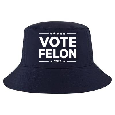 Vote Felon Trump 2024 Usa United States Stars Cool Comfort Performance Bucket Hat