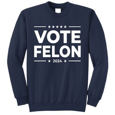 Vote Felon Trump 2024 Usa United States Stars Sweatshirt