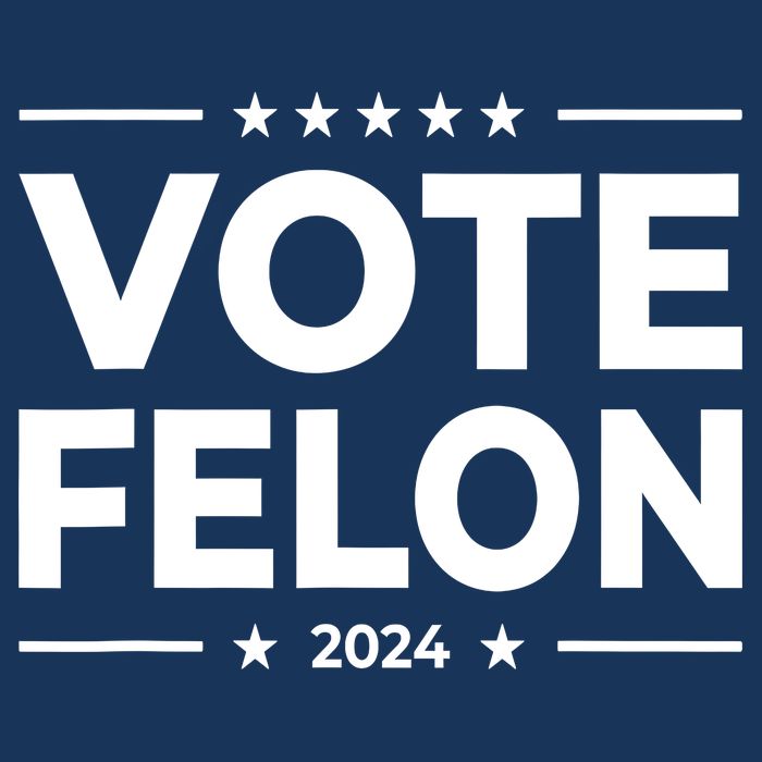 Vote Felon Trump 2024 Usa United States Stars Bucket Hat