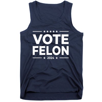 Vote Felon Trump 2024 Usa United States Stars Tank Top