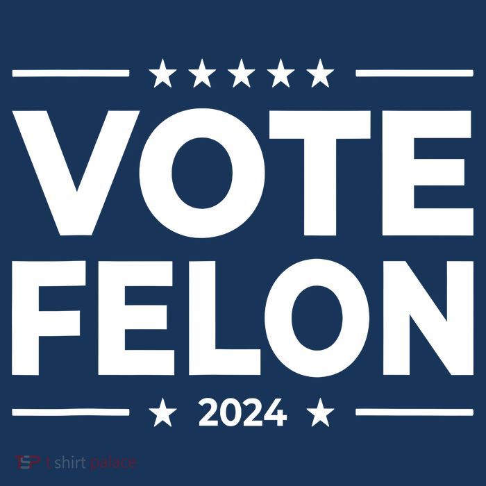 Vote Felon Trump 2024 Usa United States Stars Tank Top