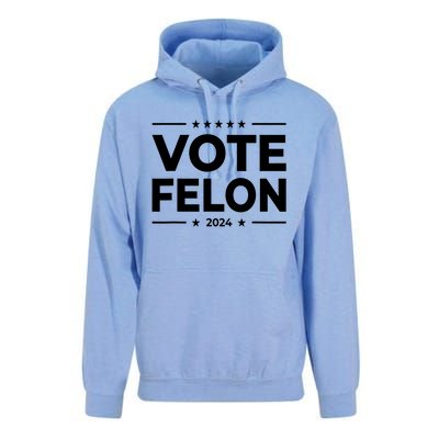 Vote Felon Trump 2024 Usa United States Stars Unisex Surf Hoodie