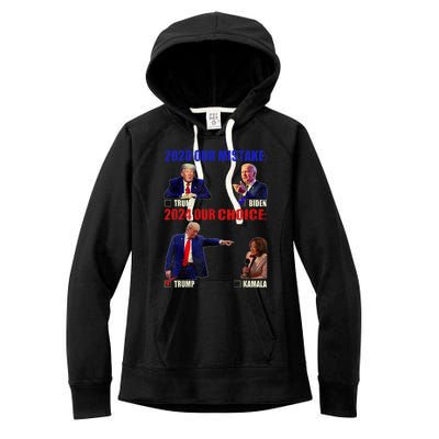 Vote For Trump! God Chose Trump To Restore Our Country! Women's Fleece Hoodie