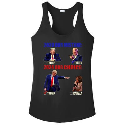 Vote For Trump! God Chose Trump To Restore Our Country! Ladies PosiCharge Competitor Racerback Tank