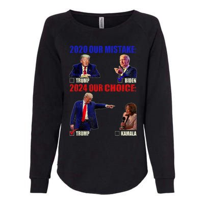 Vote For Trump! God Chose Trump To Restore Our Country! Womens California Wash Sweatshirt