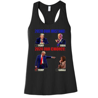 Vote For Trump! God Chose Trump To Restore Our Country! Women's Racerback Tank