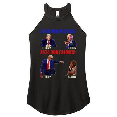 Vote For Trump! God Chose Trump To Restore Our Country! Women's Perfect Tri Rocker Tank