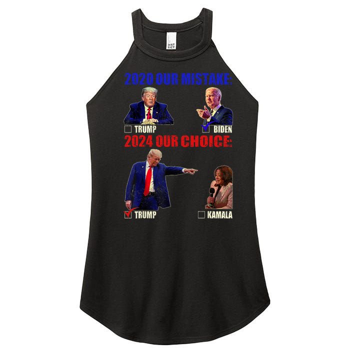 Vote For Trump! God Chose Trump To Restore Our Country! Women's Perfect Tri Rocker Tank