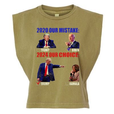 Vote For Trump! God Chose Trump To Restore Our Country! Garment-Dyed Women's Muscle Tee