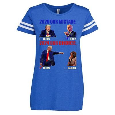 Vote For Trump! God Chose Trump To Restore Our Country! Enza Ladies Jersey Football T-Shirt