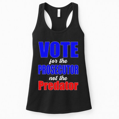 Vote For The Prosecutor Not The Predator Womens Tank Top