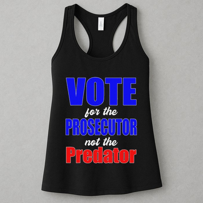 Vote For The Prosecutor Not The Predator Womens Tank Top