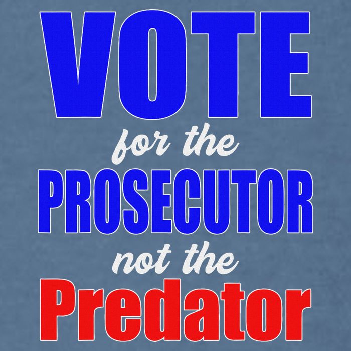 Vote For The Prosecutor Not The Predator Garment-Dyed Sweatshirt