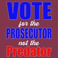 Vote For The Prosecutor Not The Predator 16oz Travel Tumbler