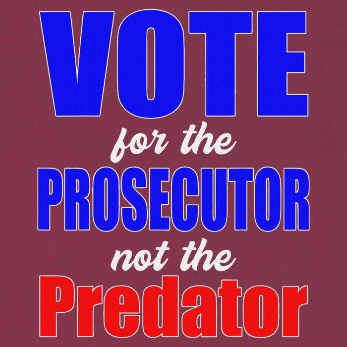 Vote For The Prosecutor Not The Predator 16oz Travel Tumbler