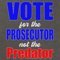 Vote For The Prosecutor Not The Predator Cotton Canvas Backpack