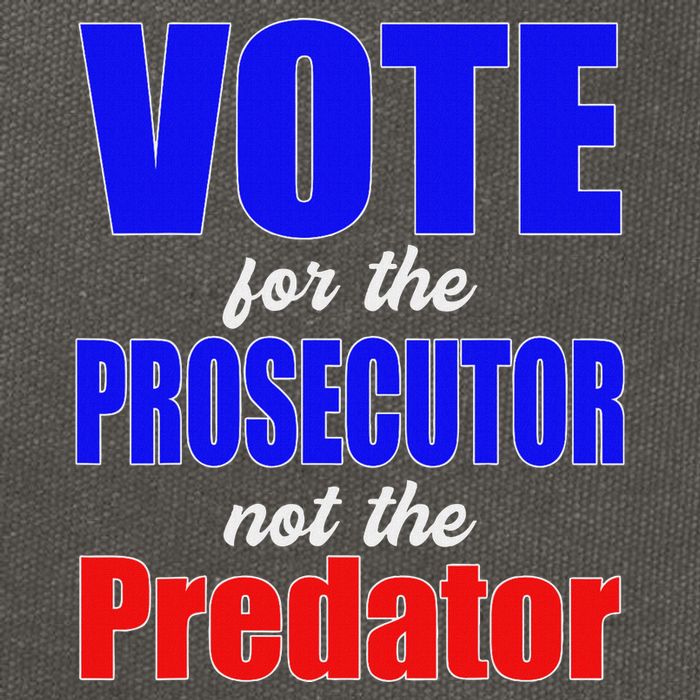 Vote For The Prosecutor Not The Predator Cotton Canvas Backpack