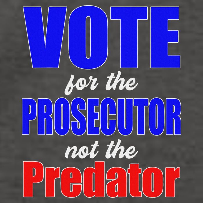 Vote For The Prosecutor Not The Predator Vector Backpack