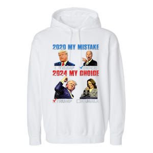 Vote For Trump! God Chose Trump To Restore Our Country! Garment-Dyed Fleece Hoodie