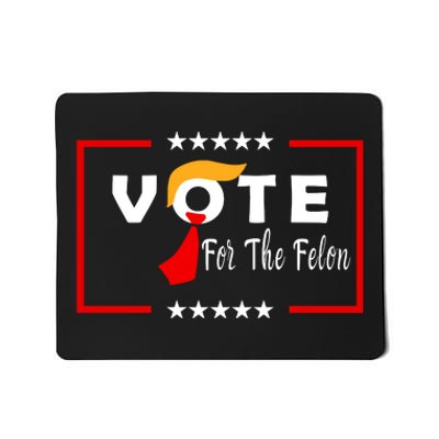 Vote Felon Trump 2024 45 And 47 Mousepad