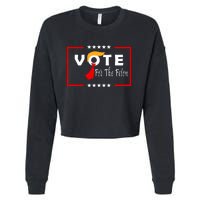 Vote Felon Trump 2024 45 And 47 Cropped Pullover Crew