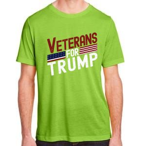 Veterans For Trump 2024 American Flag 4th Of July Gift Adult ChromaSoft Performance T-Shirt