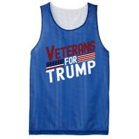 Veterans For Trump 2024 American Flag 4th Of July Gift Mesh Reversible Basketball Jersey Tank