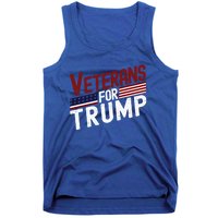 Veterans For Trump 2024 American Flag 4th Of July Gift Tank Top