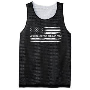 Veterans For Trump 2024 Election 2024 Mesh Reversible Basketball Jersey Tank