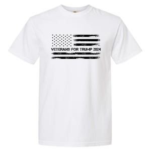 Veterans For Trump 2024 Election 2024 Garment-Dyed Heavyweight T-Shirt