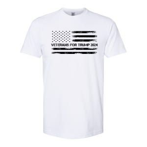 Veterans For Trump 2024 Election 2024 Softstyle CVC T-Shirt