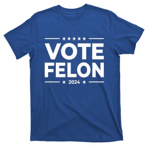 Vote Felon Trump 2024 45 And 47 Funny Vote For The Felon Gift T-Shirt