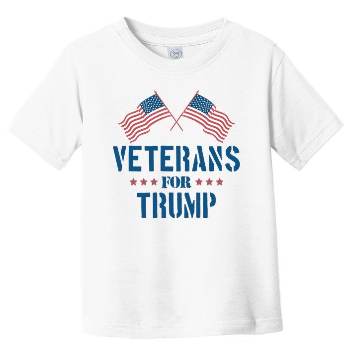 Veterans For Trump 2024 Toddler T-Shirt