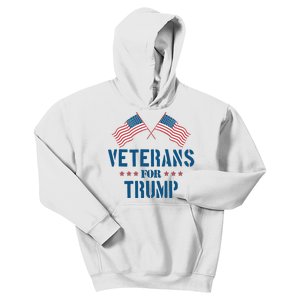 Veterans For Trump 2024 Kids Hoodie