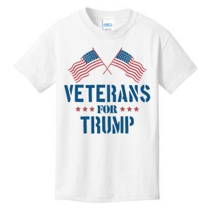 Veterans For Trump 2024 Kids T-Shirt