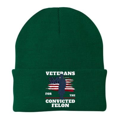 Veterans For The Convicted Felon Knit Cap Winter Beanie