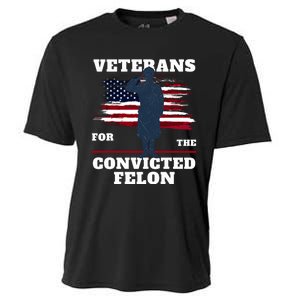 Veterans For The Convicted Felon Cooling Performance Crew T-Shirt