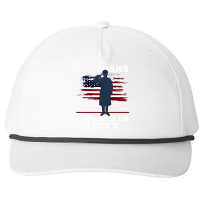 Veterans For The Convicted Felon Snapback Five-Panel Rope Hat