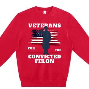 Veterans For The Convicted Felon Premium Crewneck Sweatshirt