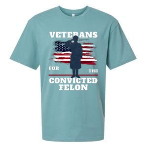 Veterans For The Convicted Felon Sueded Cloud Jersey T-Shirt