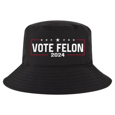 Vote Felon Trump 2024 45 And 47 Funny Vote For The Felon Gift Cool Comfort Performance Bucket Hat