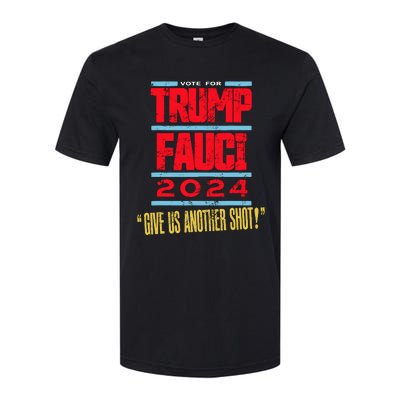 Vote For Trump Fauci 2024 Give Us Another Shot Softstyle® CVC T-Shirt