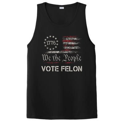 Vote Felon Trump 2024 45 And 47 PosiCharge Competitor Tank