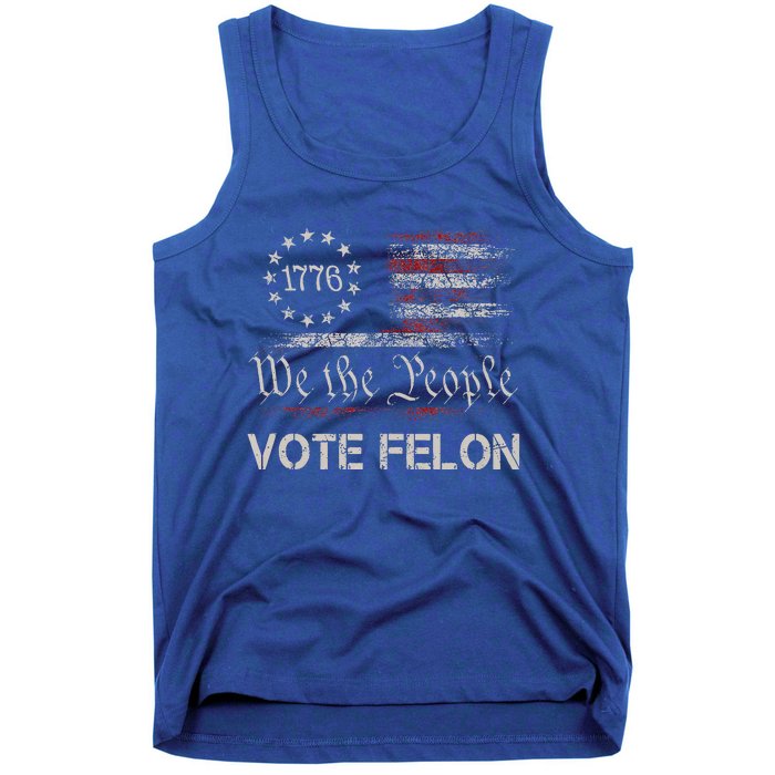 Vote Felon Trump 2024 45 And 47 Tank Top