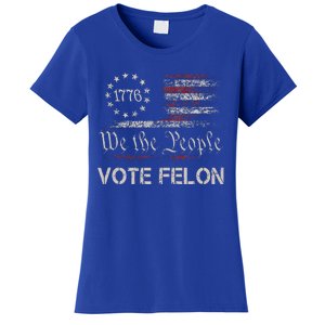 Vote Felon Trump 2024 45 And 47 Women's T-Shirt