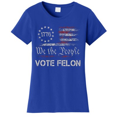 Vote Felon Trump 2024 45 And 47 Women's T-Shirt