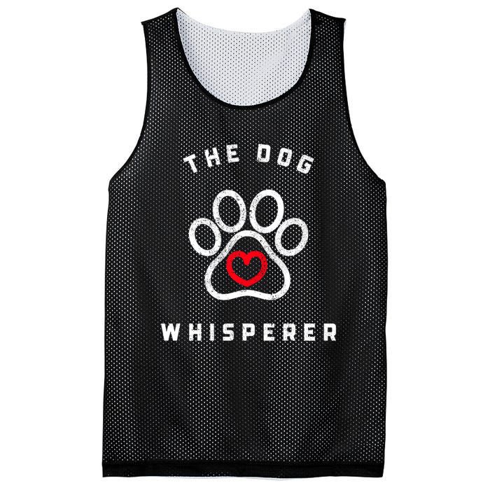 Vintage Funny The Dog Whisperer For Dog Lover Gift Mesh Reversible Basketball Jersey Tank