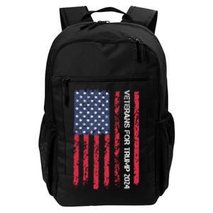 Veterans For Trump 2024 Election Daily Commute Backpack